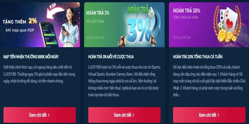 Các chương trình khuyến mãi Rio66